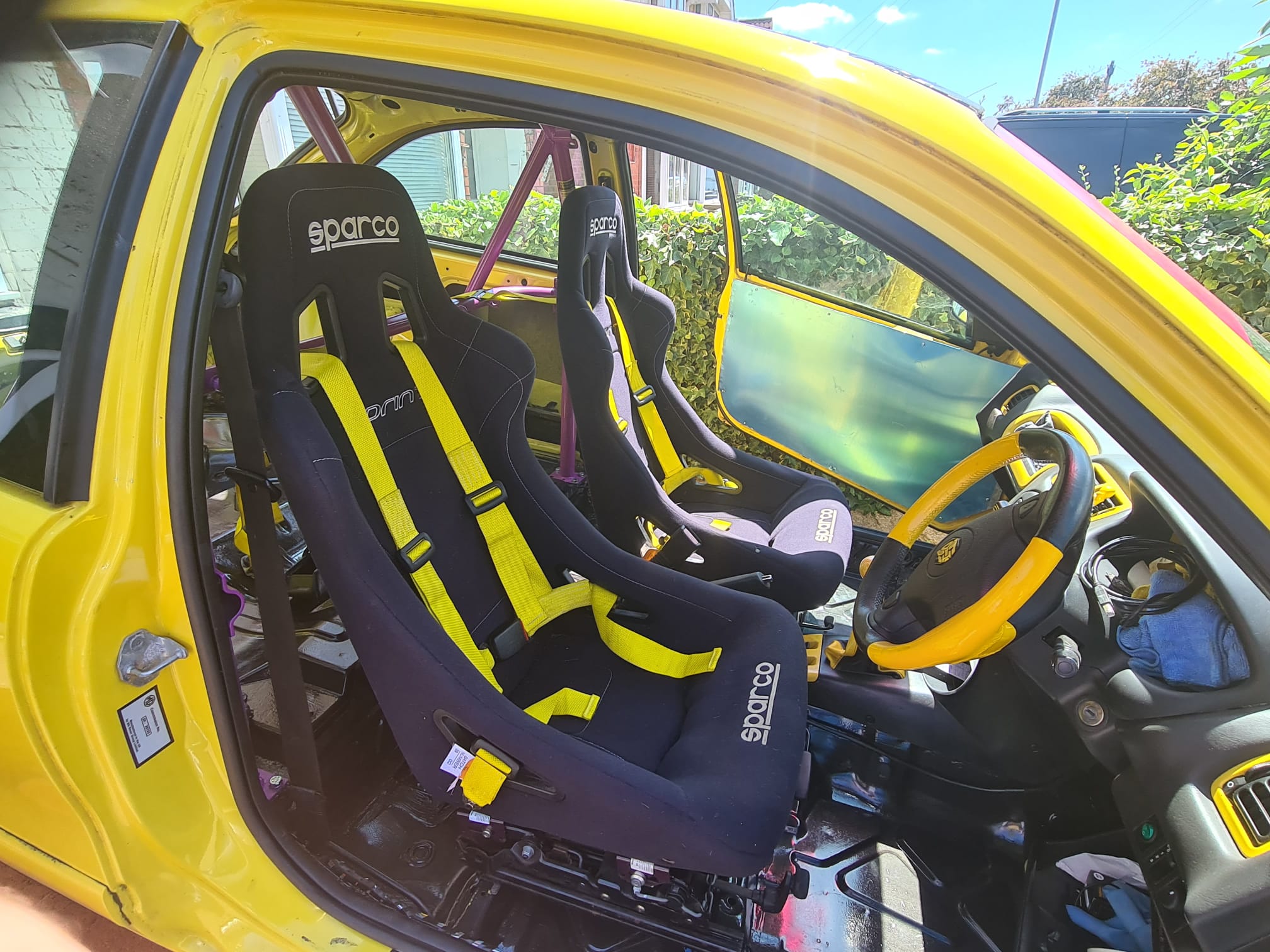 Fathers Car Roll Cage 1